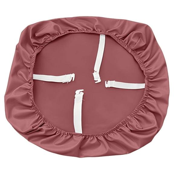 Bfogop Leather Stretch Chair Seat Covers, Waterproof Dining Room PU Leather Chair Cover Seats,Removable Washable Chair Protector Seat Cushion Slipcovers for Home,Kitchen