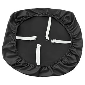 Bfogop Leather Stretch Chair Seat Covers, Waterproof Dining Room PU Leather Chair Cover Seats,Removable Washable Chair Protector Seat Cushion Slipcovers for Home,Kitchen