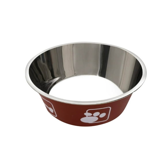 Bfogop Loving Pets Dog Bowls- Stainless Steel Dog & Cat Bowls Spill Proof Dog Food Bowl, Essentials & Pet Supplies Great for Home & Travel Stainless Steel Dog Bowl 4x1.8 Inch