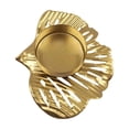 thumbnail image 1 of Bfogop Metal Leaf Shaped Votive Candle Holders Gold Desktop Tealight Candle Stands Decorative Palm Leaf Design for Living Fireplace Parties Candlelight Dinners Stable Flat Bottom, 1 of 7