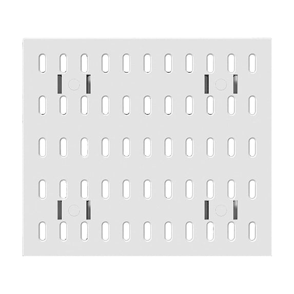 Bfogop Metal Pegboard Wall Tool Organizer Board with Pegboard Hooks, 9x7.6 in Tools Organizer Pegboard for Garage, Workbench, Peg Boards, Tool Storage Board with Hooks