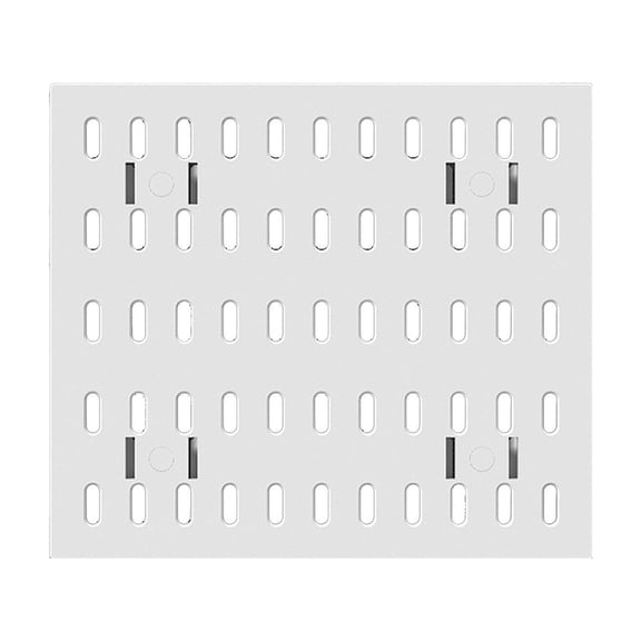 Bfogop Metal Pegboard Wall Tool Organizer Board with Pegboard Hooks, 9x7.6 in Tools Organizer Pegboard for Garage, Workbench, Peg Boards, Tool Storage Board with Hooks
