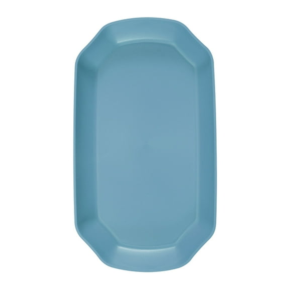 Bfogop Octagonal Plastic Fast Food Trays Bulks Colorful Restaurant Serving Cafeteria Grill School Lunch Trays Octagonal Antislip Serving Platter for Kitchen Hotel Restaurant