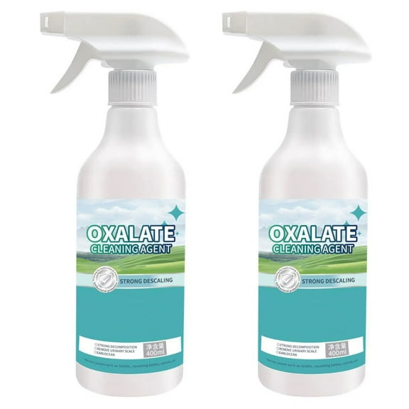 Bfogop Oxalic Acid Cleaner 450ml, Multi-purpose Oxalic Acid Stain Removal Cleaning Spray, High Concentration Toilet All-purpose Cleaner,For Floor Tile Countertop