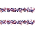 thumbnail image 1 of Bfogop Patriotic Garland Decorations 4th of July Metallic Tinsel Twist Garland Red White Blue Memorial Day American Flag Hanging Supplies for Independence Day Home Party Decor 6.5ft, 1 of 6