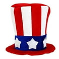 thumbnail image 1 of Bfogop Patriotic Star Hat, 4th of July Patriotic Party Hat, Red White Blue Christmas Tree Decoration, 4th of July Holiday Decor Independence Day Memorial Day Party Cosplay Supplies, 1 of 7