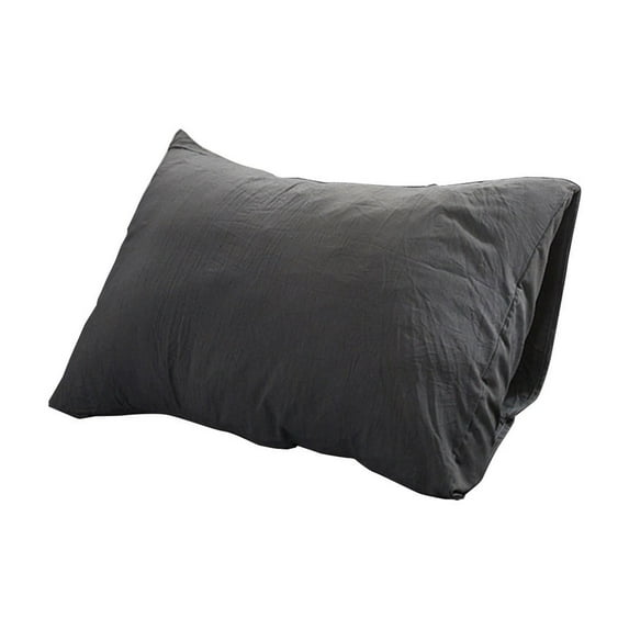Bfogop Pillow Case Without Printing Minimalism Style Washed Pillow Head Cover, Bedding Solid Color, Clear and Multi-Color Selection, Elegant and Not Clear 19*29in