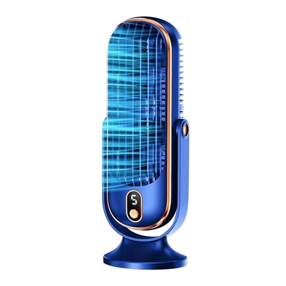Bfogop Plug-in Desktop Mini Fan with 5-Speed Adjustments, Ultra Quiet Strong Airflow & Clear Display, USB Powered Compact Cooling for Home Office Vehicle Use