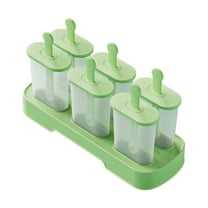 Bfogop Popsicle Molds Set 6 Pieces Ice Popsicle Maker-BPA Free,Easy-Release Ice Pop Molds,Homemade Ice Cream Molds Reusable Homemade Popsicle Molds with Sticks