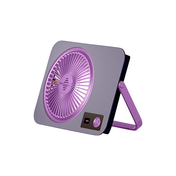 Bfogop Portable Desk Fan,Rechargeable Battery Powered Fan with 100 Speeds Adjustable&Digital Display,Quiet Personal Fan with Powerful Wind for Home Office Travel
