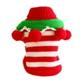 thumbnail image 1 of Bfogop Puppy Christmas Sweaters for Small Dogs Girl Boy Winter Knitwear Clothes Small Dog Cute Sweater Cat Lightweight Outfits Sweater Yorkie Teacup Birthday Holiday Dog Clothes, 1 of 6