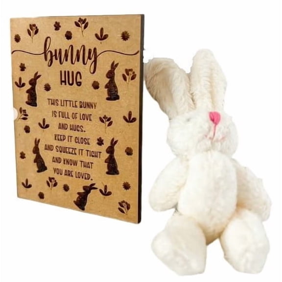 Bfogop Rabbit for Easter Interior Easter Bunny Party Favors Small Cartoon Bunny Party Bombons Candy Card - Easter Plush, Greeting Card for Mother's Day, New Year