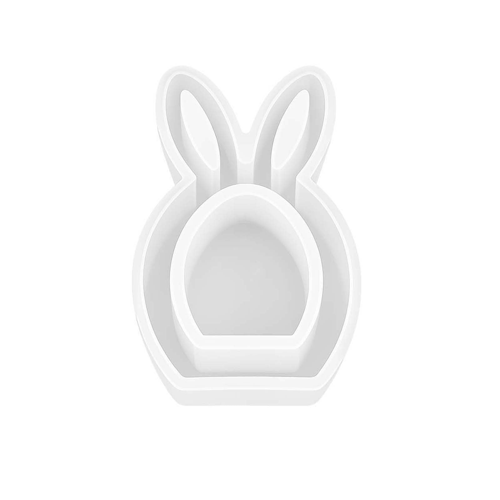 Bfogop Rabbit Resin Molds, Hollow Bunny Resin Molds Silicone, Flexible ...