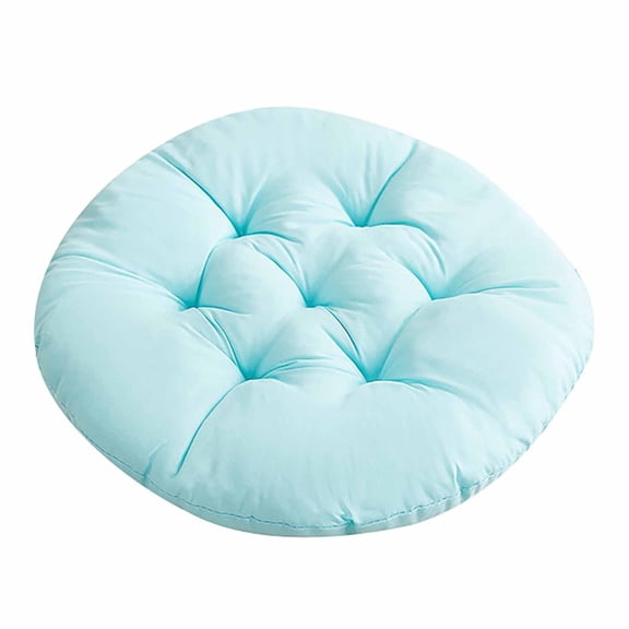 Bfogop Round High Density Foam 15" Cushion Pouf Insert Upholstery Foam for Bar Stool,Soft Memory Foam Sofa Chair Cushion Padding Sheet,Cut to Any Size Non Slip Washable Cover
