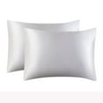 thumbnail image 1 of Bfogop Satin Pillowcase for Hot Sleeper, Silk Satin Pillowcase 20x30in, Queen Size Pillow Cases Set of 2, Silky Pillow Cover with Envelope Closure, 1 of 2