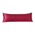 thumbnail image 1 of Bfogop Satin Silk Pillowcase Satin Silk Pillowcase 51x137cm Silk Body Pillow Pillowcase 1 Pack, Envelope Closure Large Long Pillow Cases, Gifts for Women Men, 1 of 8