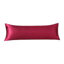 Bfogop Satin Silk Pillowcase Satin Silk Pillowcase 51x137cm Silk Body Pillow Pillowcase 1 Pack, Envelope Closure Large Long Pillow Cases, Gifts for Women Men