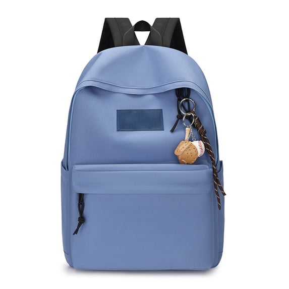Bfogop School Backpack for Teen Students Bookbag - Large Capacity with 2 Compartments Laptop Backpacks, High Density Sturdy Stitched Shoulder Straps, Lightweight Casual Daypack