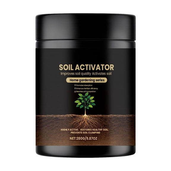 Bfogop Soil Activator, Soil Activator for Plants, Organic SoilActivators and Fertilizers, for Most Plants Promotes Nutrient Absorption and Root Development 280g