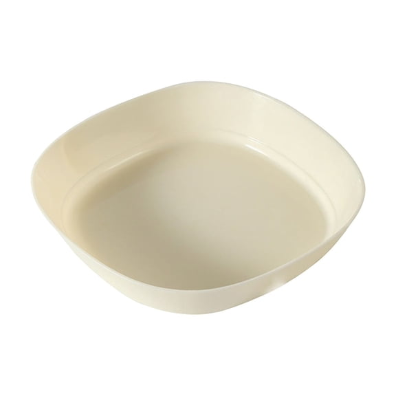 Bfogop Square Appetizer Plates 6.1 Inch, Wheat Straw Small Dessert Plates Reusable, Lightweight Plastic Snack Bowls, Salad Side Dish Sets for Party Wedding Camping Microwave Safe