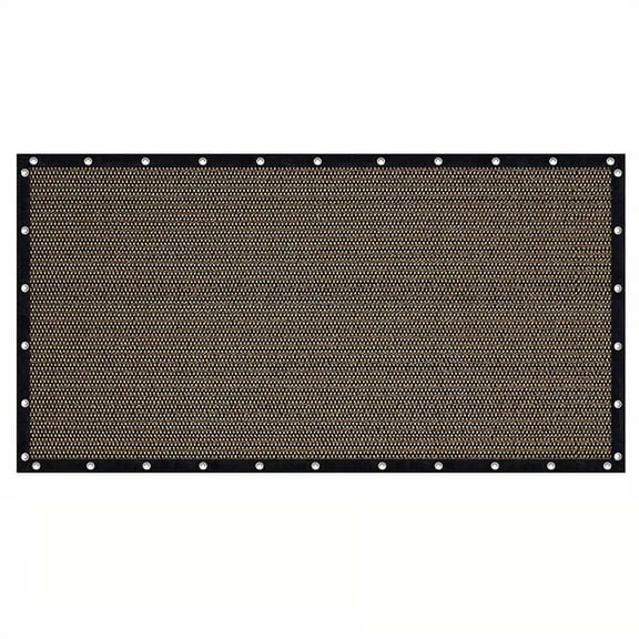 Bfogop Sun Shade Cloth, 10 x 6.5 FT Pergola Shade Cover Canopy with Grommets, Sun Screen Fabric Tarp Shade Cover Canopy, for Patio, Outdoor, Garden, Backyard, Mocha