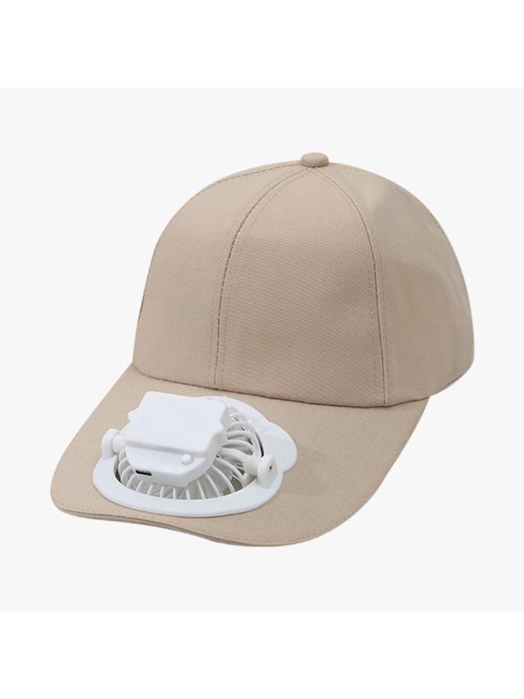 USB Rechargeable Fan Cap with UPF 50+ Sun Protection, 360° Rotatable Cooling Fan, 1100mAh Battery for 18H Runtime, Adjustable Wind Speeds & Type-C Charging, Adult Travel Baseball Hat
