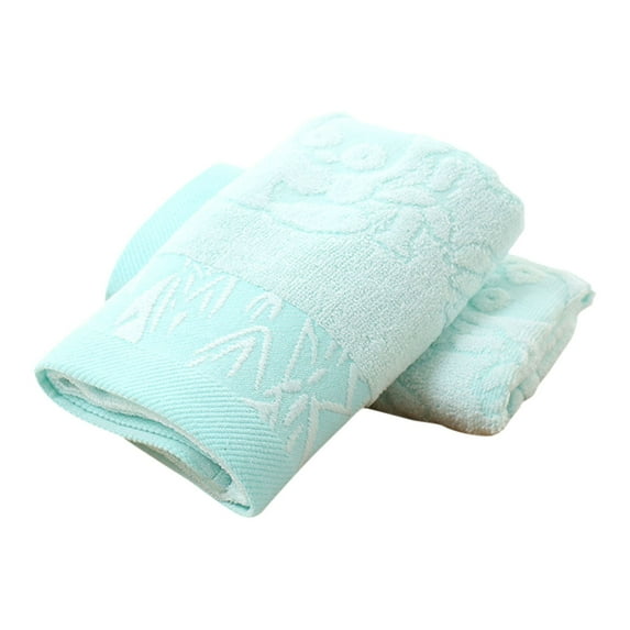 Bfogop Ultra Soft Bath Towel Set of 2, 100% Cotton Towels for Shower, Spa or Swim Use, Medium Weight Extra Absorbent Quick Drying Bathroom Wash Cloth 12*28in