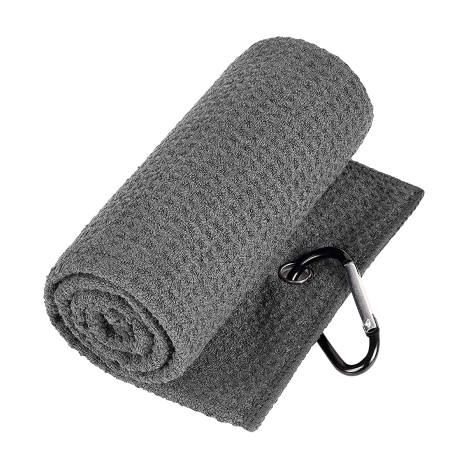 Bfogop Waffle Golf Towels - 15"x15" Fold Waffle Microfiber Golf Towel ...