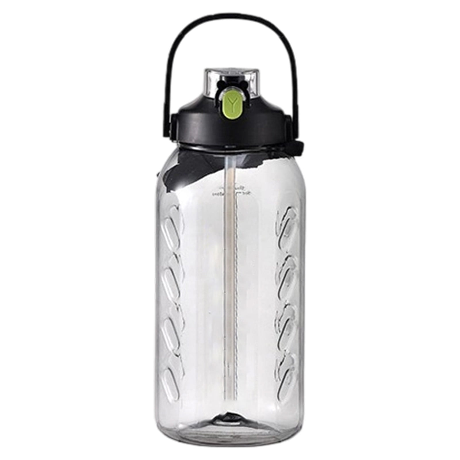 Bfogop Water Bottles with Straw, 2.2L Water Bottle BPA Free Innovative  2-IN-1 Lid Gym Bottle with Times to Drink Motivational, Large for Sports ...
