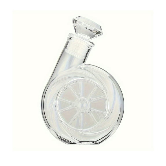 Bfogop Wine Decanters, Crystal Glass Carafe Red Wine Carafe, Wine Gifts, Wine Accessories 500ml Portable Outdoor Wine Breather Carafe for Wine Lovers Vintage Blower Retro Glass Decanter