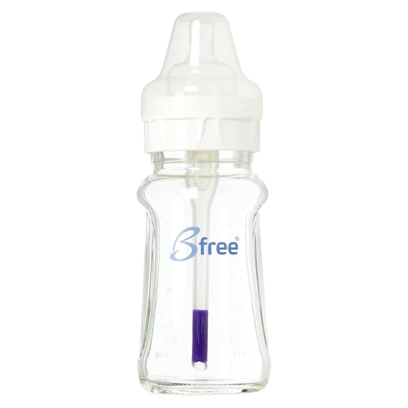 Bfree Borosilicate Super Glass BPA-Free Anti-Colic Baby Bottle (Borosilicate 8.8 fl.oz)