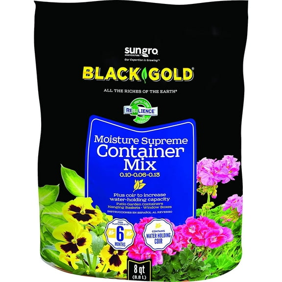 Sun Moisture Supreme Potting Mix - Moisture Control - 8qt