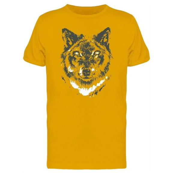 Bg Wolf Sketch T-Shirt Men -Image by Shutterstock, Male x-Large
