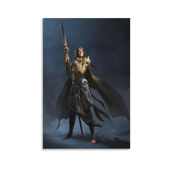 Bg3 Shadowheart Poster Painting On Canvas Wall Art Poster Scroll Picture Print Living Room Walls Decor Home Posters 16x24inch(40x60cm)