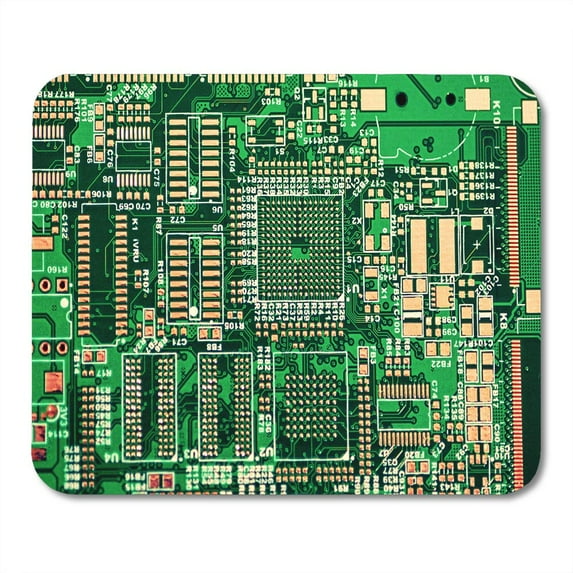 Bga Printed Circuit Board PCB Artoftechnology Circuitboard Mousepad Mouse Pad Mouse Mat 9x10 inch