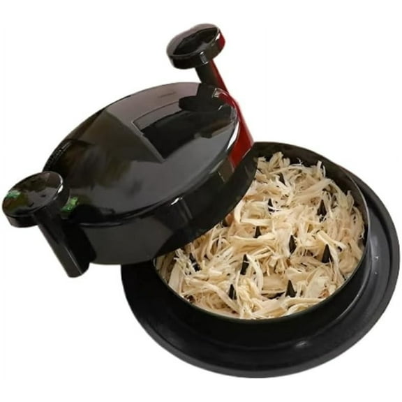 Bgageg Chicken Shredder Chicken Grinder Chicken Shredder Tool With Handle And Non Slip Base Shredding Tool For Chicken Pork Beef Salad Foods, Black