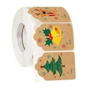 Bgageg Christmas Packing Tags Adhesive Labels Holiday Name Tags Stickers Christmas Labels Decorative Christmas Stickers Tags Name Tags For