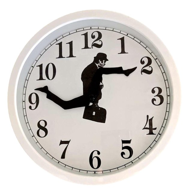 Bgageg Clock Walk Wall Clock Funny Wall Clock For Bedroom Kitchen