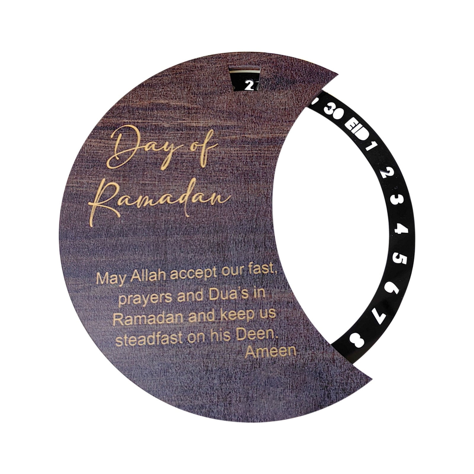 Bgageg Countdown Calendar Desk Wood Calendar Rotating Wooden Countdown ...