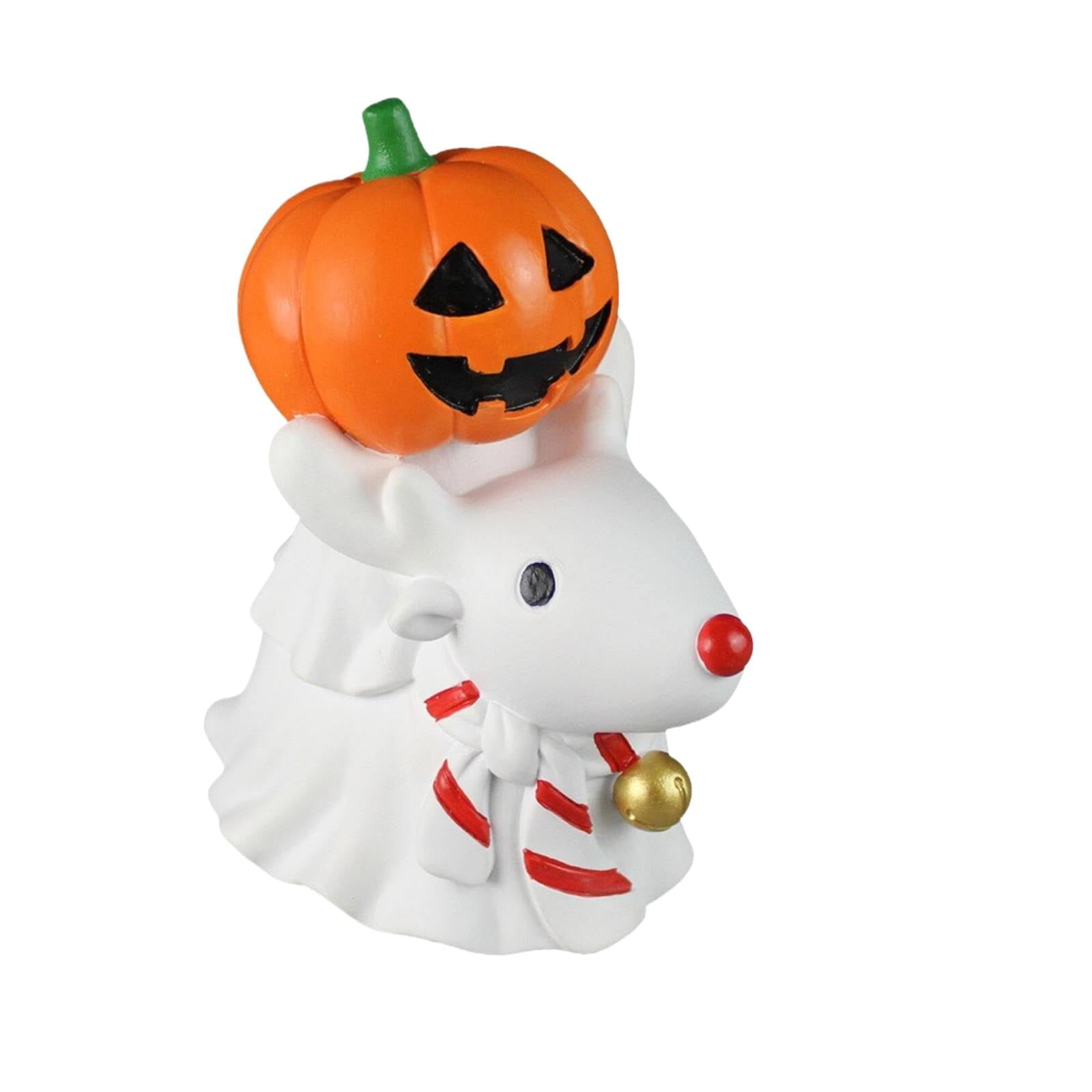 Bgageg Halloween Tabletop Ornaments Hold Pumpkin Figurines Cute Statue