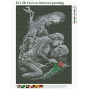 Bgageg Pasted Rhinestone Paintings 5D Painting DIY Halloween Diamond Embroidery Home Decor, 11.7 x 15.6 inches