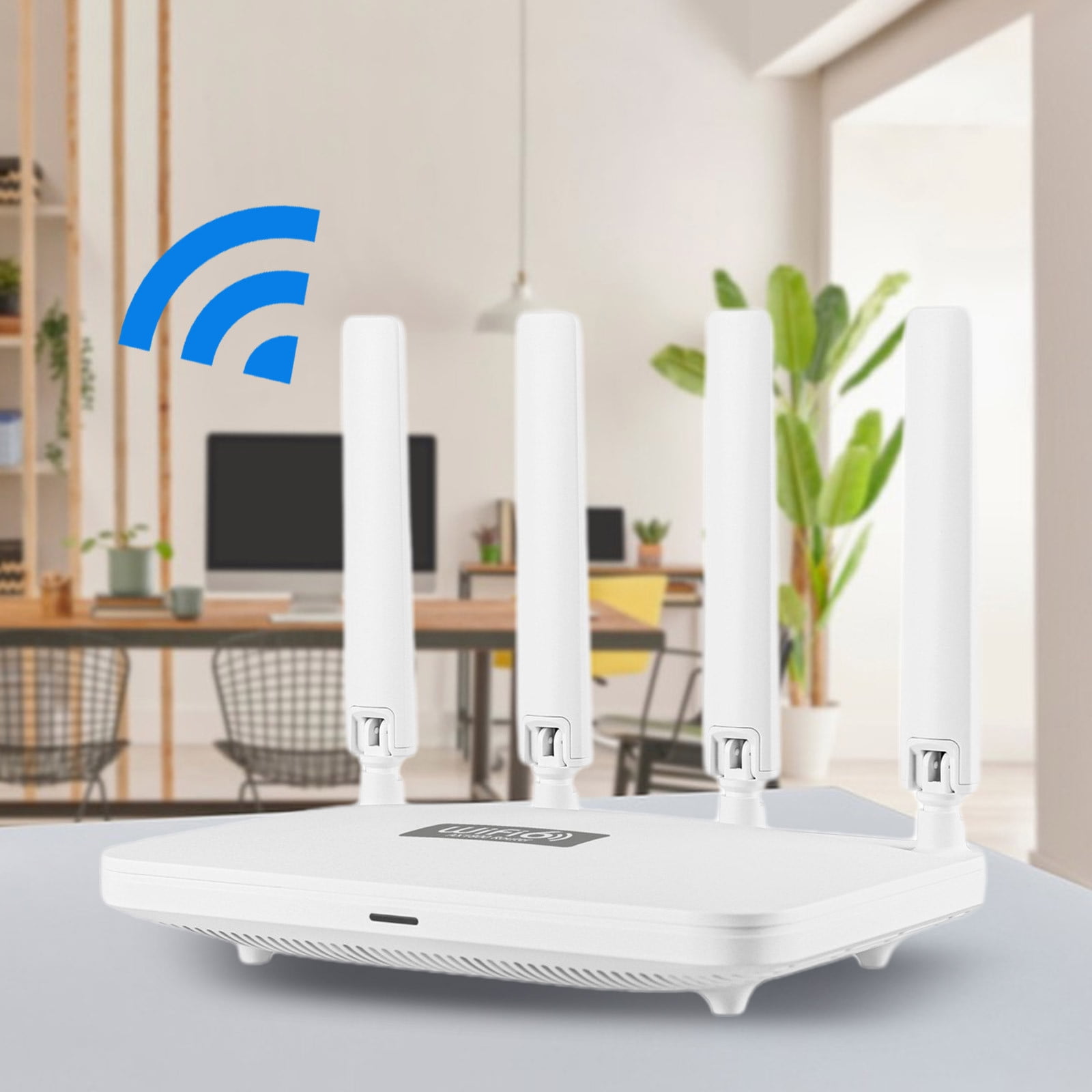 Bgliely 1800Mbps WiFi 6 MESH Double Band Wireless Router with Wall AX1800