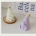 thumbnail image 1 of Bgliely Christmas Gnome Scented Candle - Soy Wax Aromatherapy Candle for Fall Winter Decor, Gift for Christmas Party, New Year Home Table Decoration Purple, 1 of 7