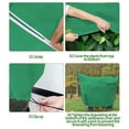 thumbnail image 1 of Bgliely Green Plant Cover for Winter Freezing Protection, 47.2x70.8 Inches with Zippers and Drawstring, Reusable Frost Blanket for Outdoor Plants, Potted Trees, and Shrubs (1 Pack), 1 of 7