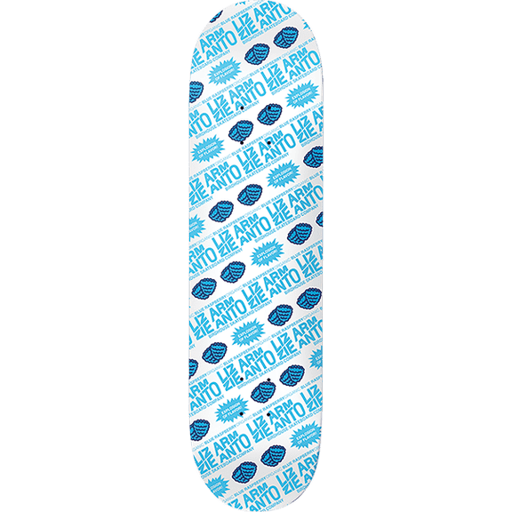 Birdhouse Armanto Blue Razz Skateboard Deck 8.25 Blue