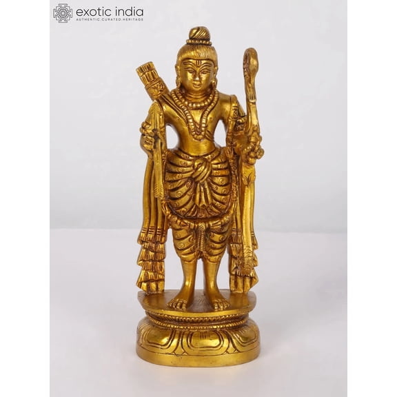 Bhagwan Shri Rama Brass Statue | Handmade | Made In India