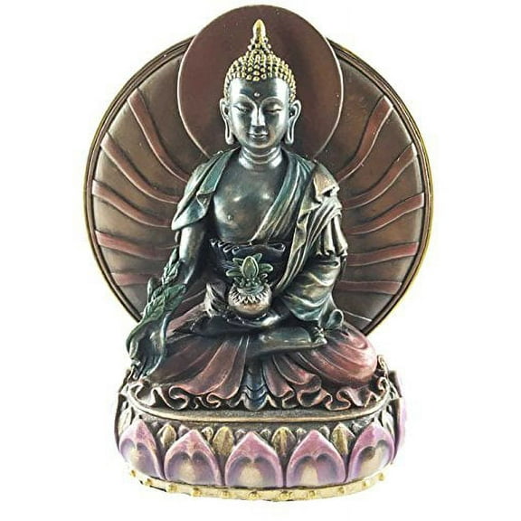 Bhaisajyaguru Medicine Buddha Healing Statue Sculpture Bodhisattva King Of Lapis Lazuli Light