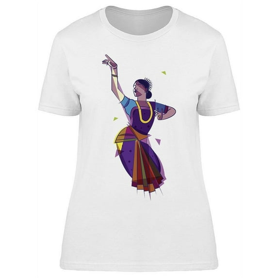 Bharatanatyam Dance Style T-Shirt Women -Image by Shutterstock, Female Large