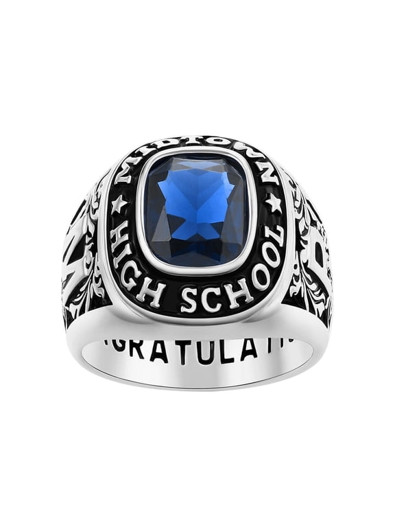 CLASS RING Men's Celebrium Large Classic Class Ring , Personalized, High School or College