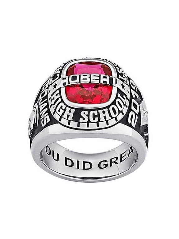 CLASS RING Men's Celebrium -Top Classic Class Ring, Personalized, High School or College